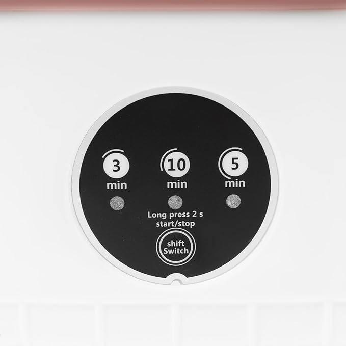 Składana mini pralka, przenośna pralka, 12 l, silnik z czystej miedzi, 36 W, 12 V, kempingowa, mobilna, 3 tryby czyszczenia, pralka podróżna (różowa) - Image 5
