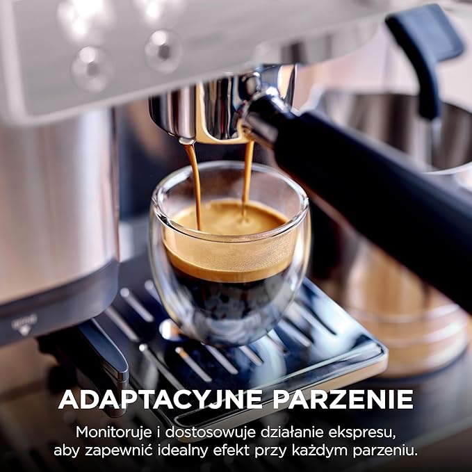 Ninja Luxe Premier Ekspres do kawy 3 w 1, latte, cappuccino, cold brew, espresso, wbudowany młynek i spieniacz do mleka, łatwy w obsłudze, 4 automatyczne ustawienia spieniania, srebrny, ES601EU - Image 6