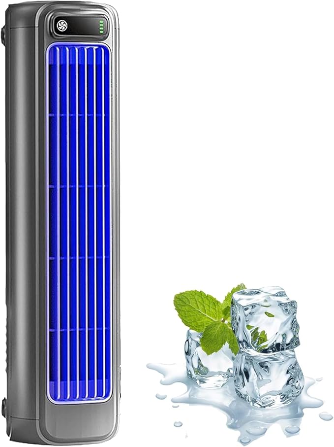 2025 Cooling Ace Przenośny klimatyzator - Klimatyzator Cooling Ace - Przenośny klimatyzator z wentylatorem chłodzącym o 3 prędkościach i ekranem dotykowym LED - Ładowanie przez USB - Chłodnica powietr