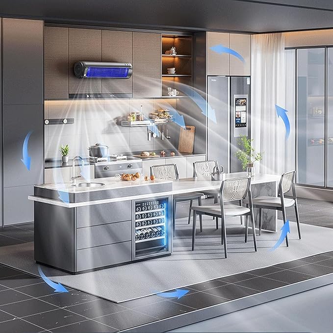 2025 Cooling Ace Przenośny klimatyzator - Klimatyzator Cooling Ace - Przenośny klimatyzator z wentylatorem chłodzącym o 3 prędkościach i ekranem dotykowym LED - Ładowanie przez USB - Chłodnica powietr - Image 6